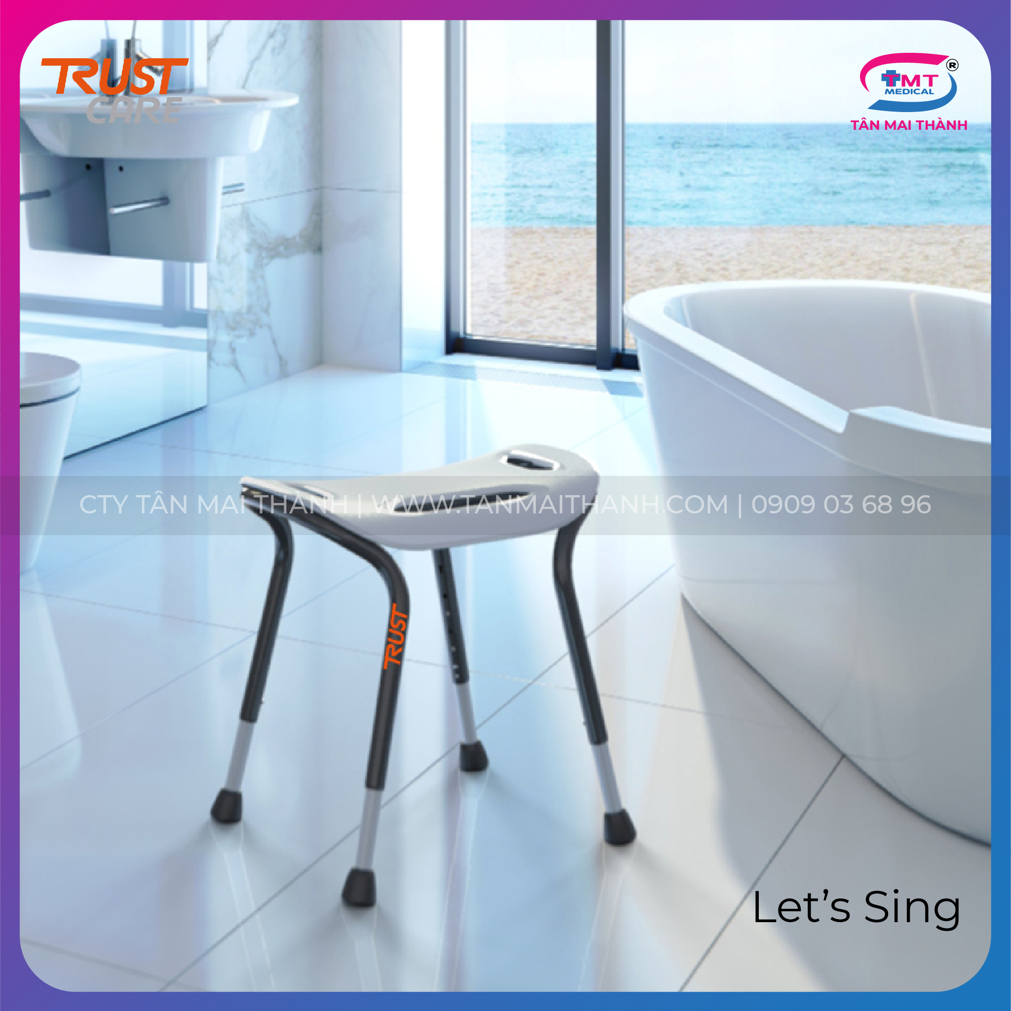 Ghế tắm thư giãn Trust Care - Let's Sing 2 Ghế tắm thư giãn Trust Care - Let's Sing - Ảnh 2