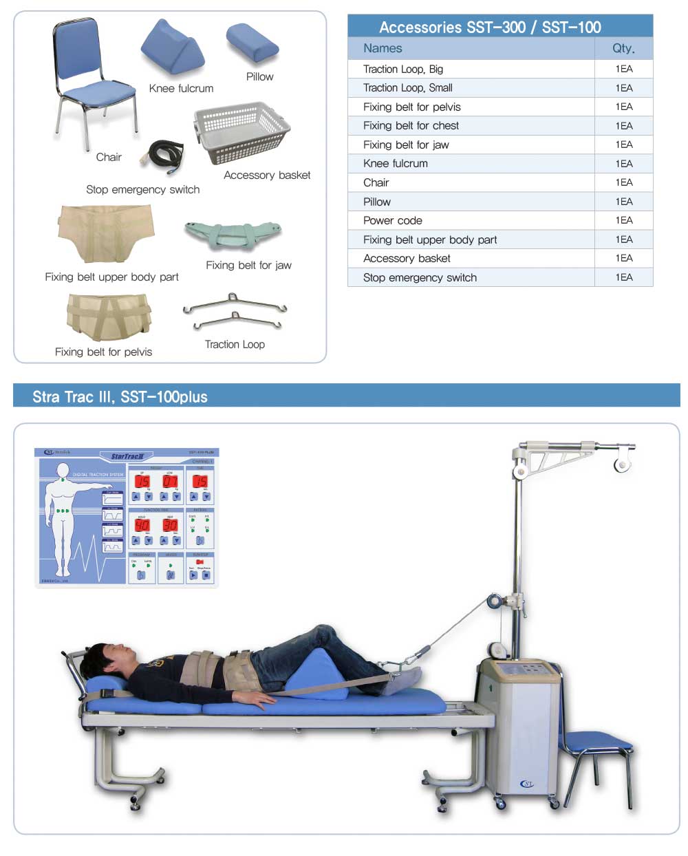 Hệ thống kéo giãn kỹ thuật số SST-100Plus, 1 người (Stratek – Hàn Quốc) Hệ thống kéo giãn kỹ thuật số SST-100Plus, 1 người (Stratek – Hàn Quốc) - Ảnh 2