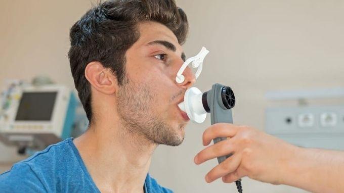 đo dung lượng phổi bằng máy