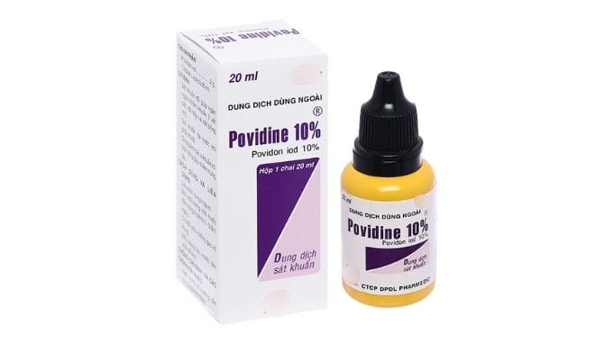 dung dịch vệ sinh vết thương: Povidon Iod