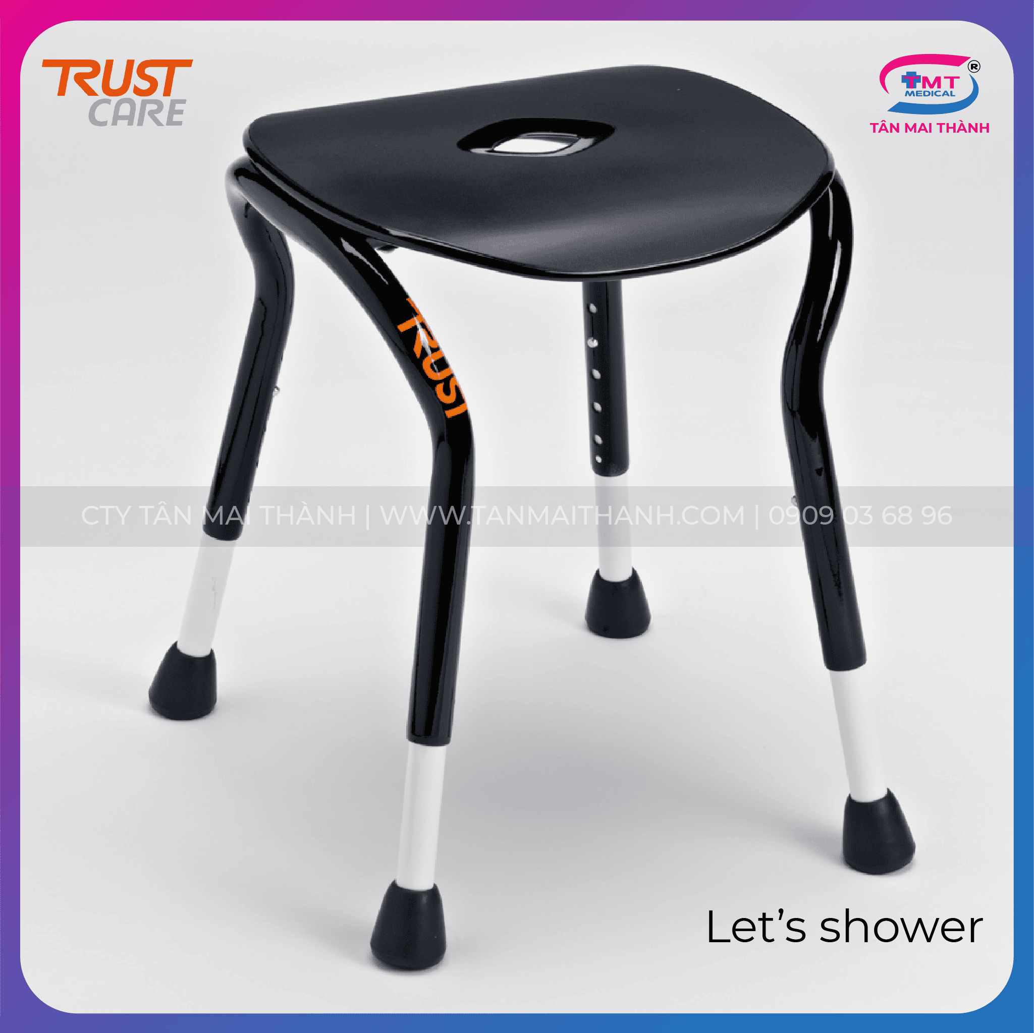 Ghế tắm thư giãn Trust Care - Let's Shower Ghế tắm thư giãn Trust Care - Let's Shower - Ảnh 4