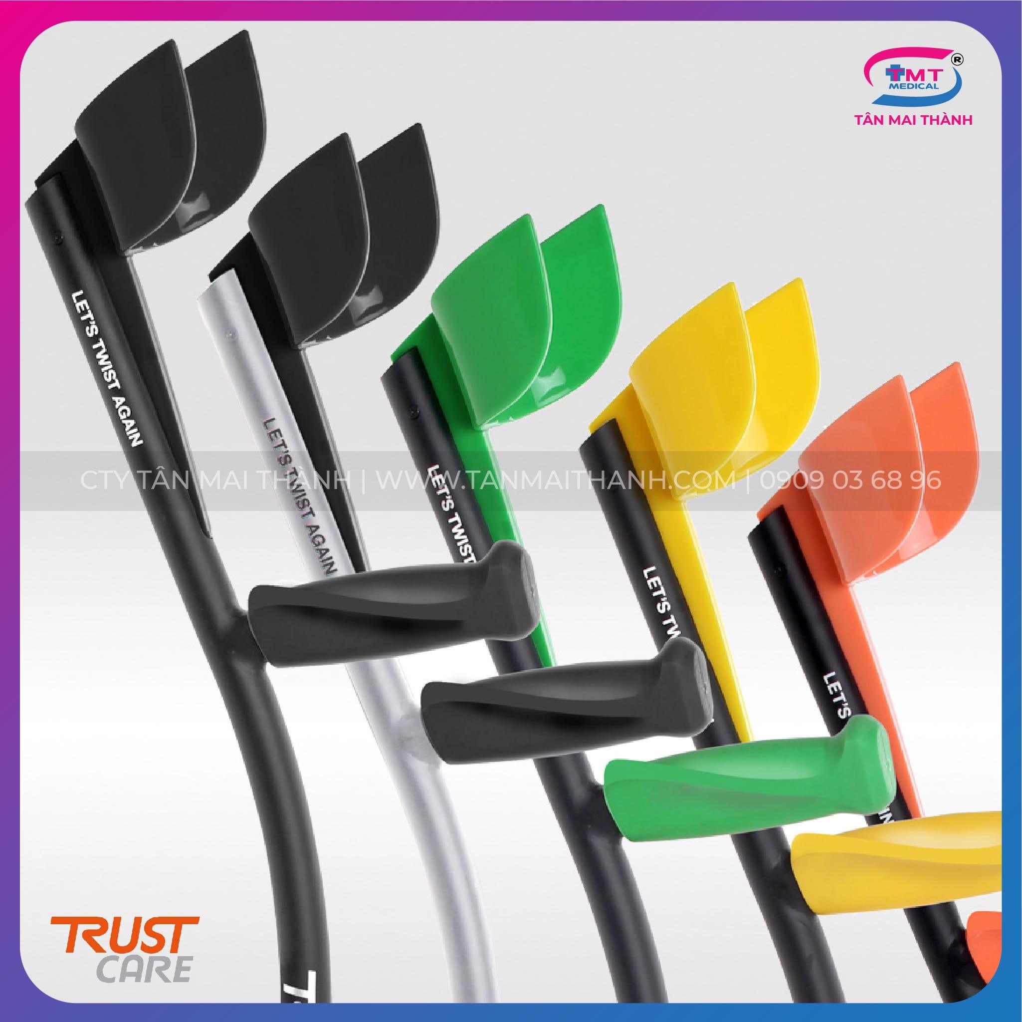 Nạng tập đi công thái học Trust Care - Let’s Twist Again Nạng tập đi công thái học Trust Care - Let’s Twist Again - Ảnh 2