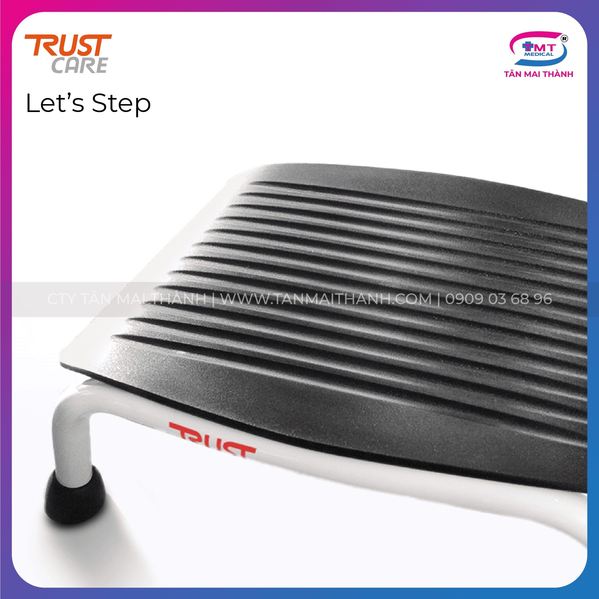 Ghế kê chân phòng tắm Trust Care - Let's Step Ghế kê chân phòng tắm Trust Care - Let's Step - Ảnh 3