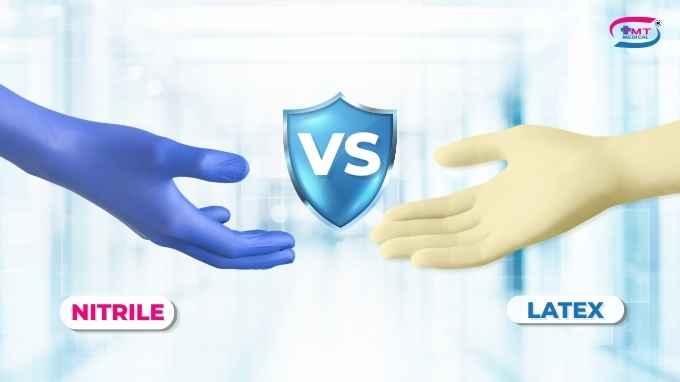 Găng tay latex và nitrile: Khác biệt về vật liệu và nguy cơ kích ứng da Găng tay latex và nitrile khác nhau như thế nào?